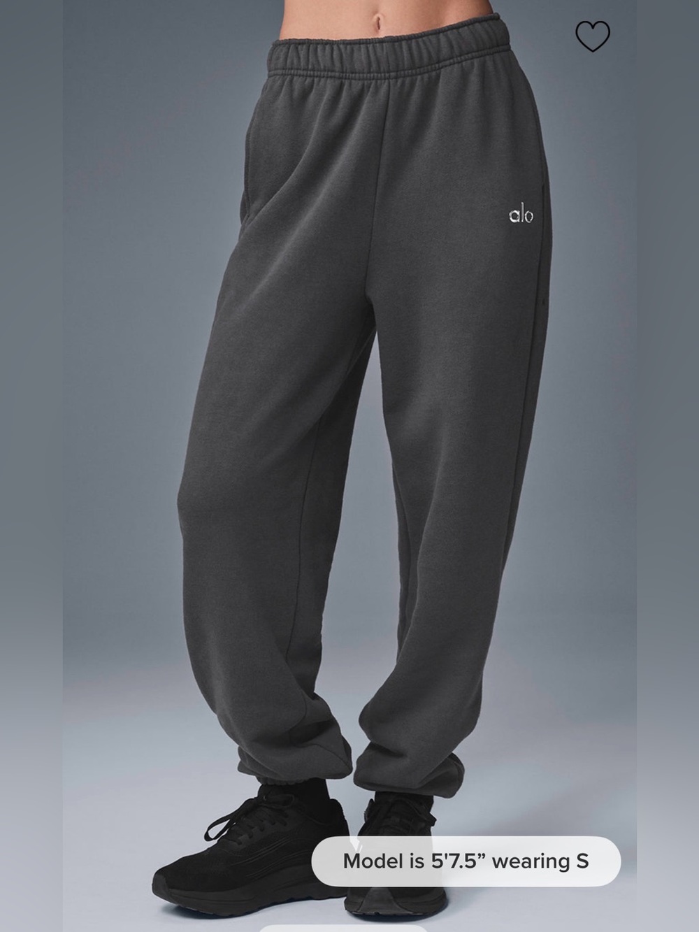 ALO Yoga Women’s Accolade Sweatpants in Anthracite